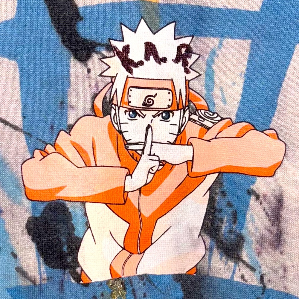 Hoody japanese 🆕 stop snitching anime oversized xl (xxl) hoodie NWOT TIE dye - Picture 8 of 17